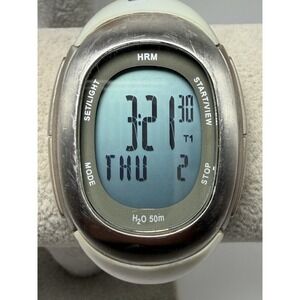Nike SM0032 Imara New Battery Heart Rate‎ Monitor Unisex 33MM 7" White